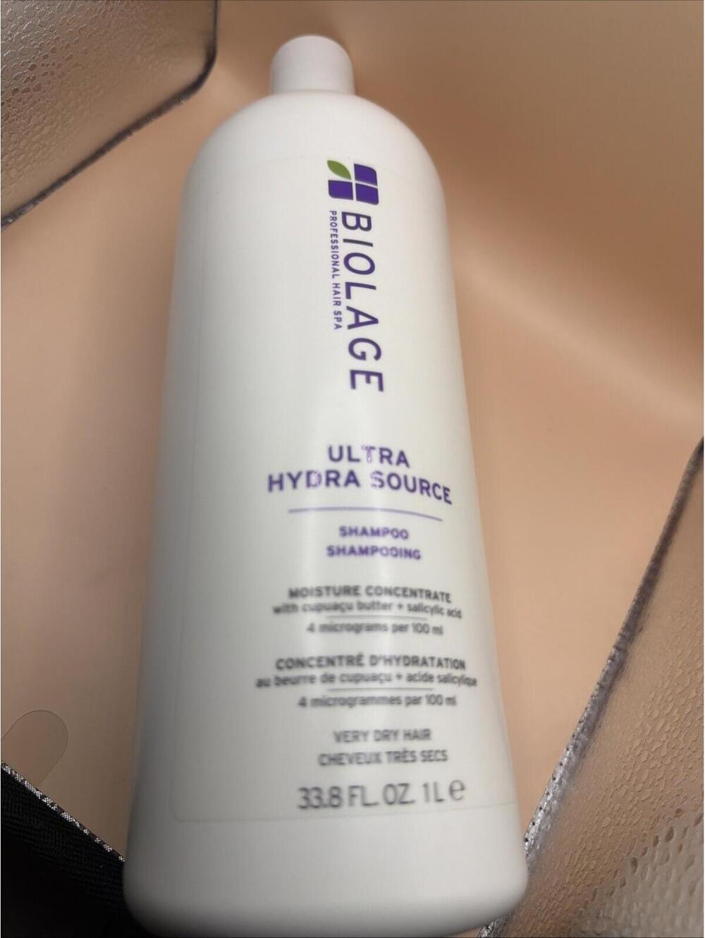 Biolage Ultra Hydra Source Shampoo For Very Dry Hair 33.8fl.oz./1L OPEN BOX